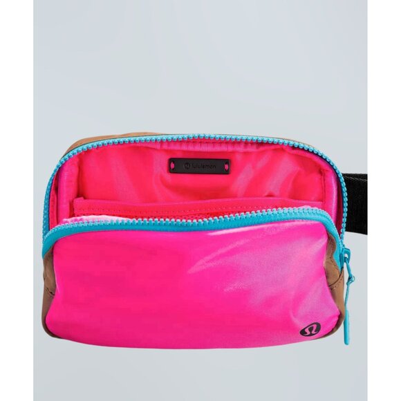Lululemon Everywhere 1L Sonic Pink/Cacao Belt Bag RARE Fanny Bag Crossbody NWT - Picture 7 of 10